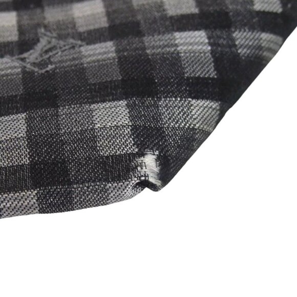 988136AP (S6) Louis Vuitton Tie Black Silk - Picture 9 of 14